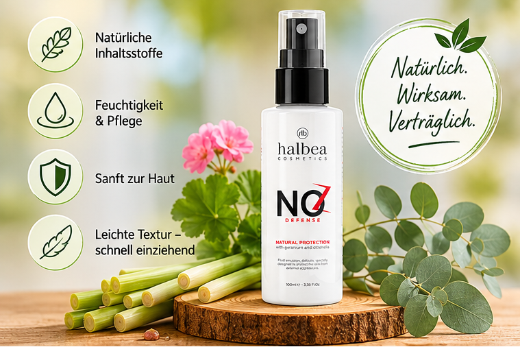 NoZ Defense – Natürlicher Schutz mit Geranie & Zitronengras (100 ml)