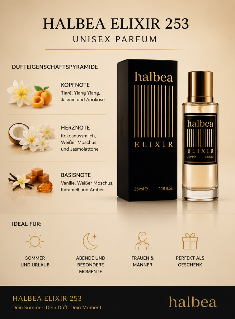 Halbea 253 – Unisex Parfum Elixier (35 ml)