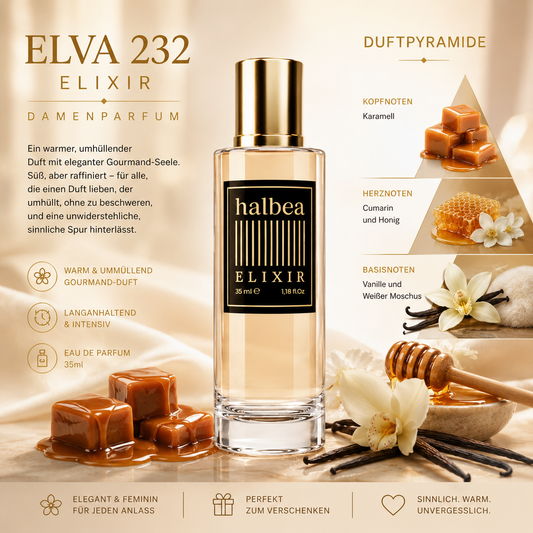 Halbea Elva 232 – Luxus Damenparfum Elixier