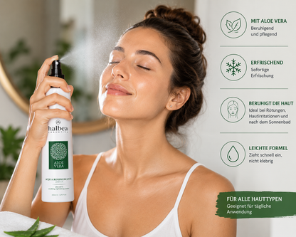 Aloe Vera Beruhigendes & Erfrischendes Wasser – 200 ml  🌿 Sofortige Frische für Gesicht und Körper