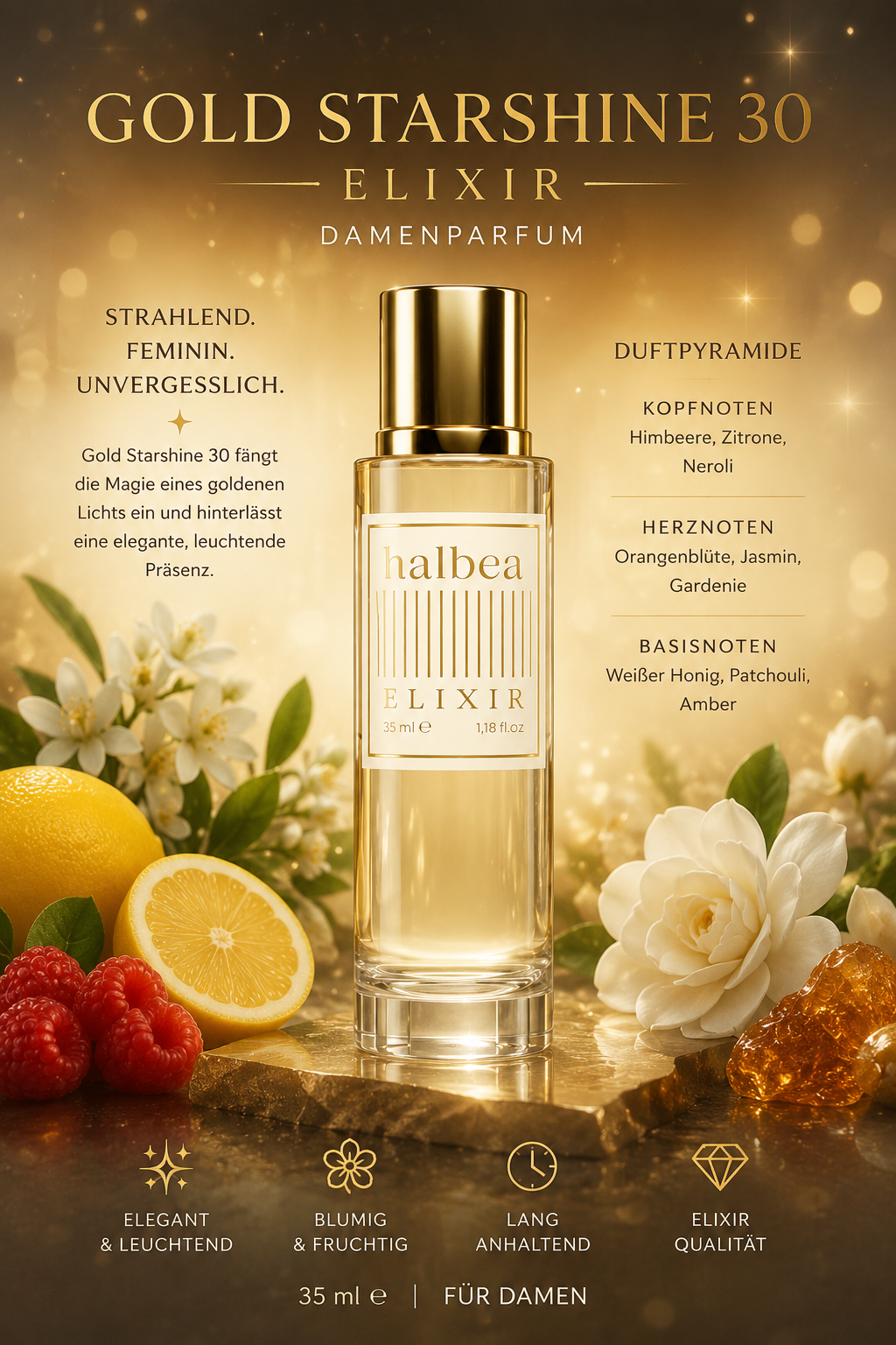 Gold Starshine 30 - Damenparfum 35ml Elixir
