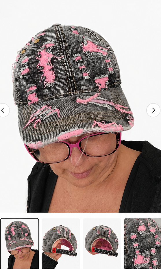 🧢 Distressed Jeans Cap – Dein lässiger Statement-Look 💜