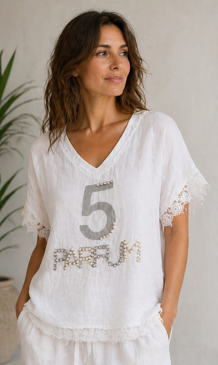 ✨ Leinen-Shirt, Luftig. Edel. Ein Statement.