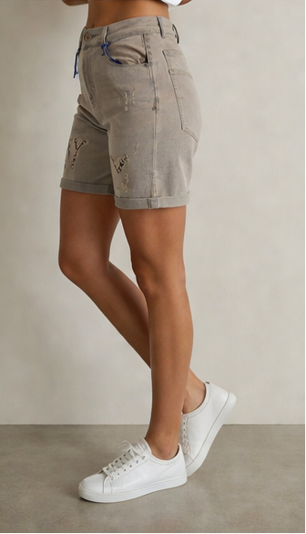 Jeans Bermuda „Sexy Woman“ – NY Edition 💫 Lässig. Stylisch. Ein Statement.