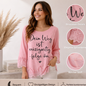 ✨ Statement Shirt mit Spitze & Strass ✨Dein Weg ist einzigartig – folge ihm 🤍