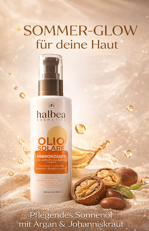 Halbea Sonnenöl „Olio Solare Abbronzante“ – 200 ml