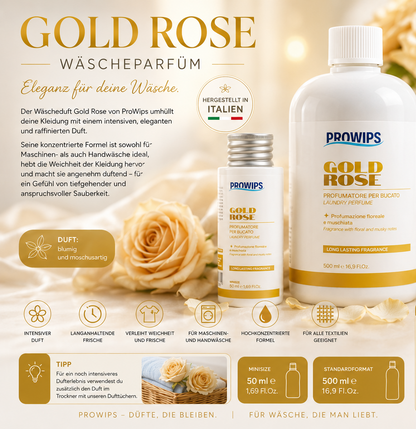 Gold Rose – Wäscheparfüm 50 ml & 500 ml