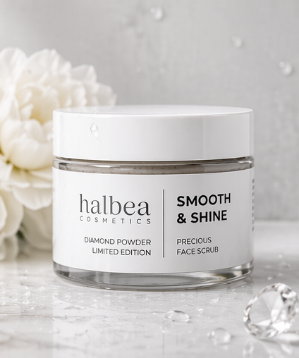 Gesichtsscrub 'Smooth&Shine' mit Diamantpulver - Limited Edition 50ml