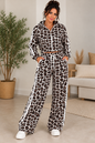 Leo 2-Teiler mit Kapuzenjacke & Wide-Leg-Hose – Sporty Chic