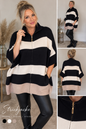 MILA – Oversize Strickjacke mit Reißverschluss – 3 Farben