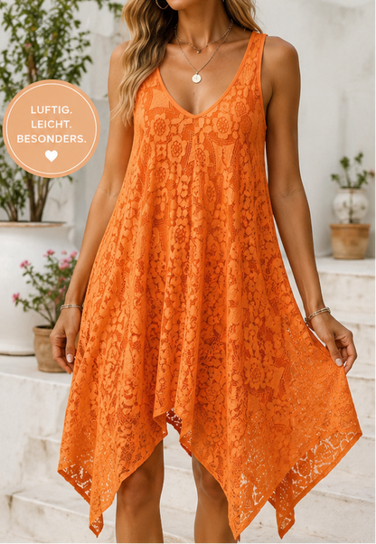 💙 Zipfel Kleid aus Spitze – Luftig, feminin & besonders 💙