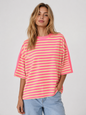 🌸 Oversize Shirt mit Kontrast-Schulterpartie 🌸