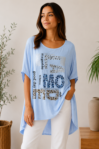 Blusenshirt „Focus on the Good“ – verschiedene Farben
