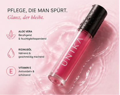 🍓 UNIKA Strawberry Lippenöl – Glossy Lippen mit Pflege-Boost* 🍓