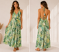 Maxi-Seidenkleid „Ocean Breeze“