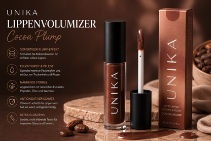 UNIKA Lippenvolumizer „Cocoa Plump“ – 4,5 ml