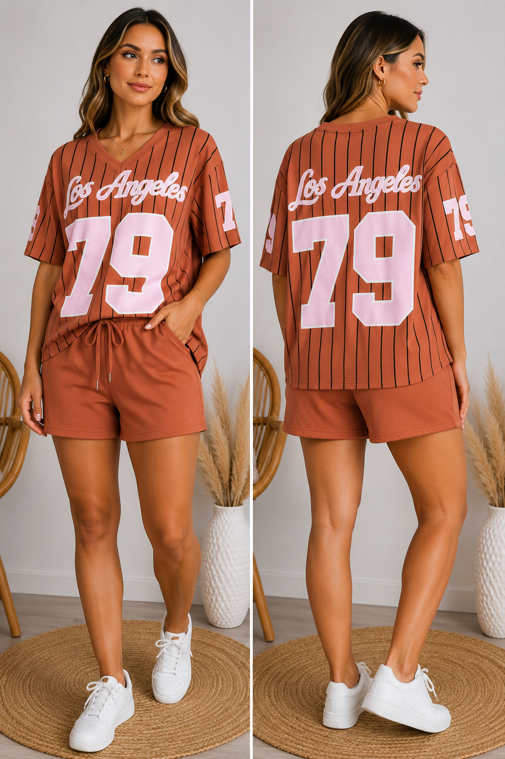 Los Angeles 79 – 2-Teiler mit Shorts