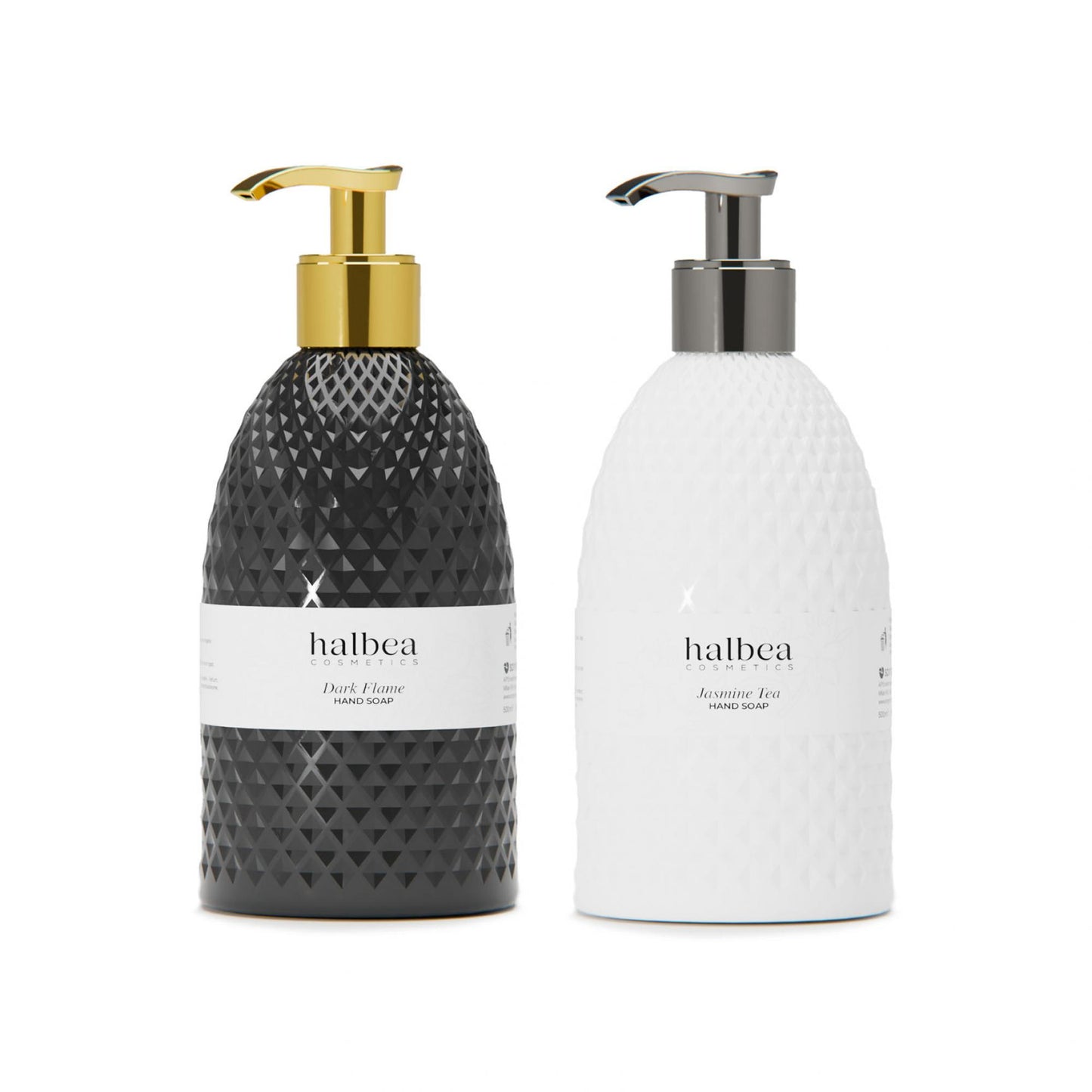 Kombination Handseifen Jasmin Tee und Dark Flame - 500ml