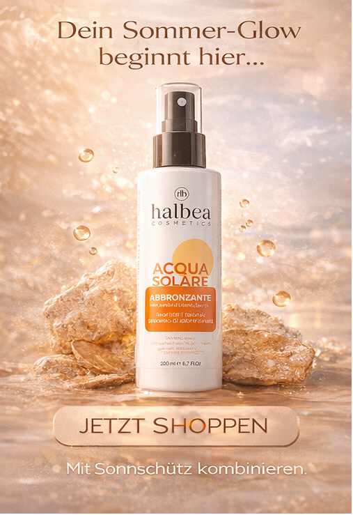 Halbea Acqua Solare – Bräunungs-Sonnenwasser (200 ml) ✨ Natürlich gebräunt. Gepflegt. Strahlend schön.