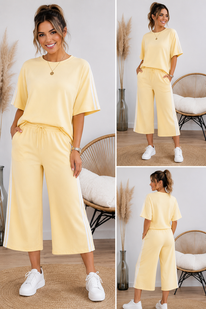 Sportlicher 2-Teiler mit Caprihose
