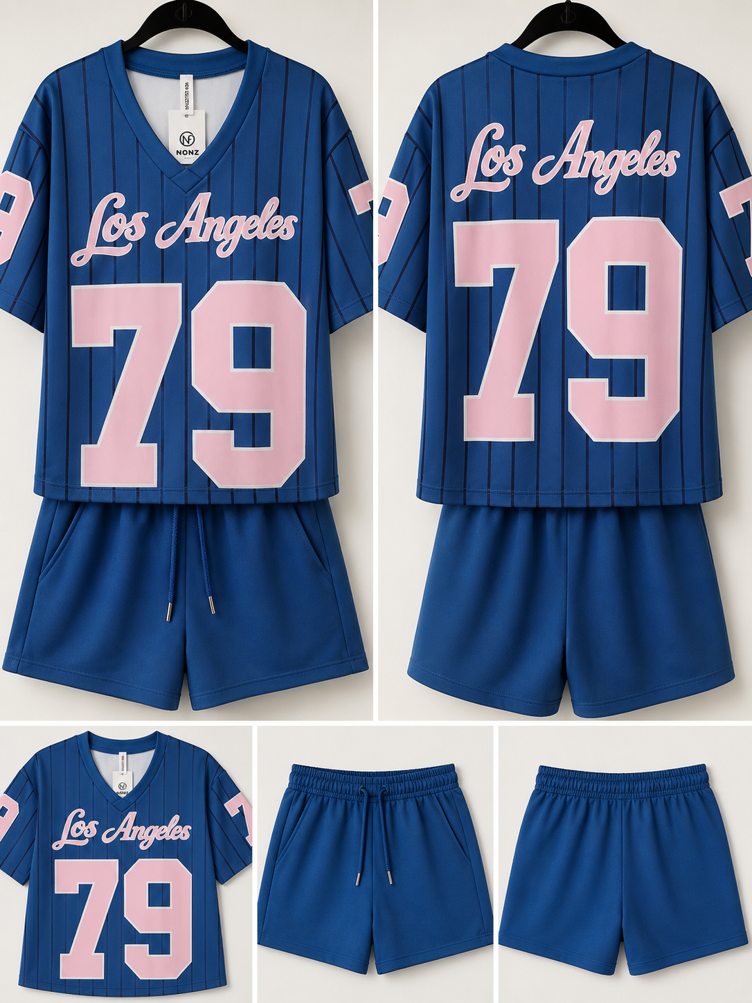 Los Angeles 79 – 2-Teiler mit Shorts