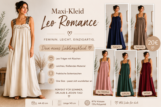 🌿 Maxi-Kleid Leo Romance 🌿