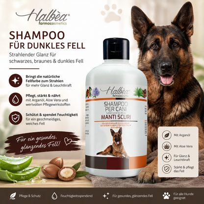 Hundeshampoo speziell für dunkles Fell 500 ml