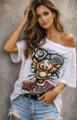 🖤 Statement Shirt mit Glitzer-Print – Urban Style  Dieses Shirt ist kein Basic – das ist ein Statement.