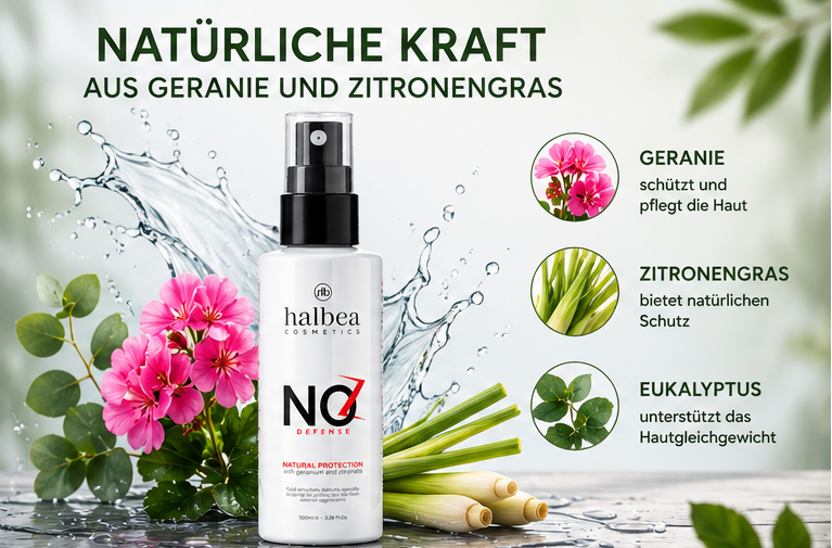 NoZ Defense – Natürlicher Schutz mit Geranie & Zitronengras (100 ml)