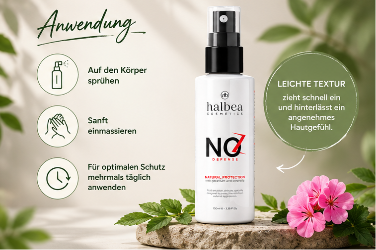 NoZ Defense – Natürlicher Schutz mit Geranie & Zitronengras (100 ml)