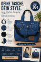 💙 Stylische Jeans-Tasche – dein neuer Alltagsliebling 💙