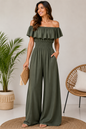 Jumpsuit lang mit Volant – Sommerlich, feminin & bequem