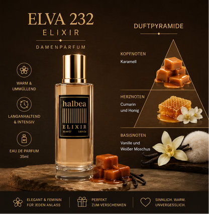 Halbea Elva 232 – Luxus Damenparfum Elixier