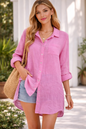 Musselin Longbluse – Oversize Sommer Must-Have (versch. Farben)