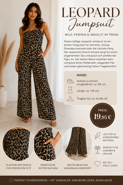 Leopard Jumpsuit – Wild, feminin & absolut im Trend 🐆