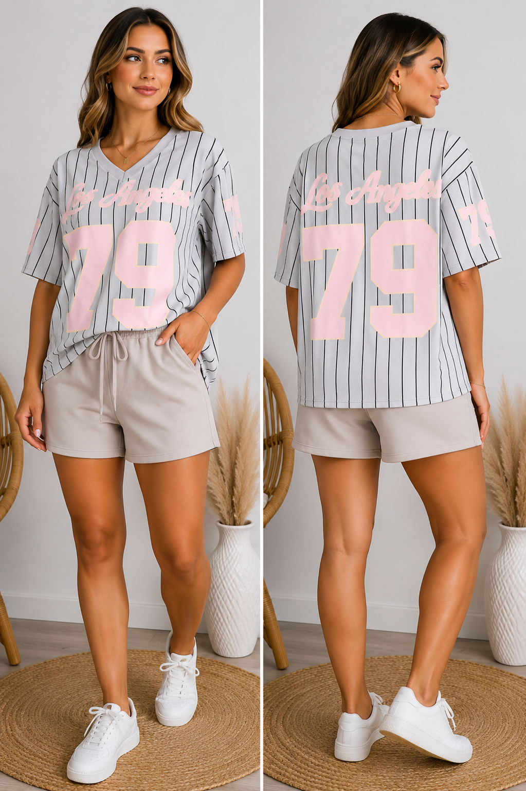Los Angeles 79 – 2-Teiler mit Shorts