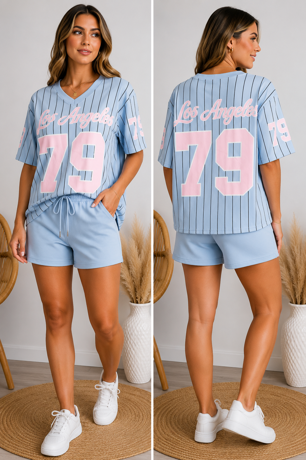 Los Angeles 79 – 2-Teiler mit Shorts
