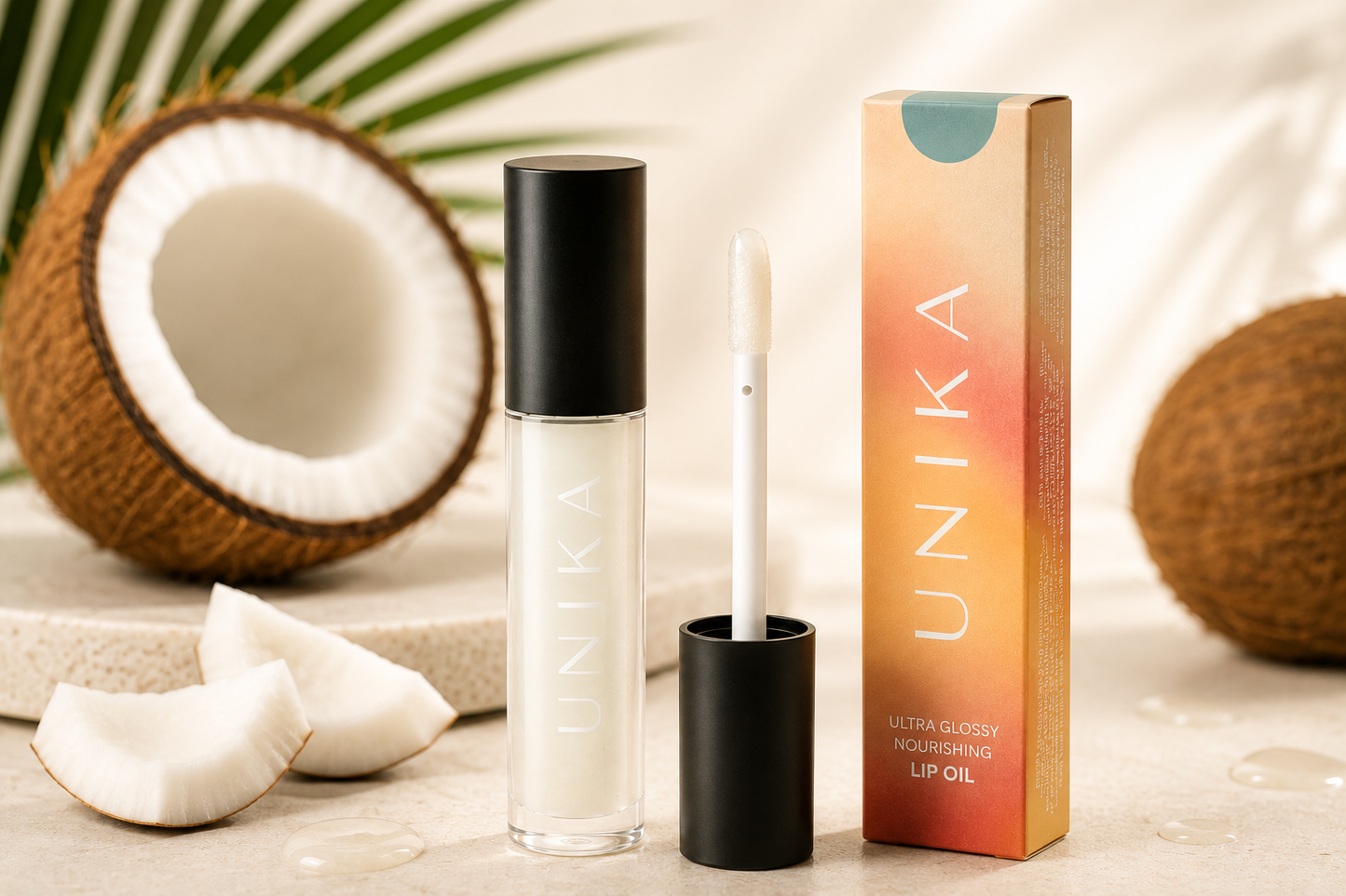 UNIKA Nährendes Lippenöl „Coconut“ – 4,5 ml
