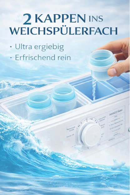 Prowips Mare di Cristallo Waschmaschinen-Duft 50ml und 500ml - Ultrafrischer Maritimer Duft für Handtücher Bettwäsche & Alltagskleidung