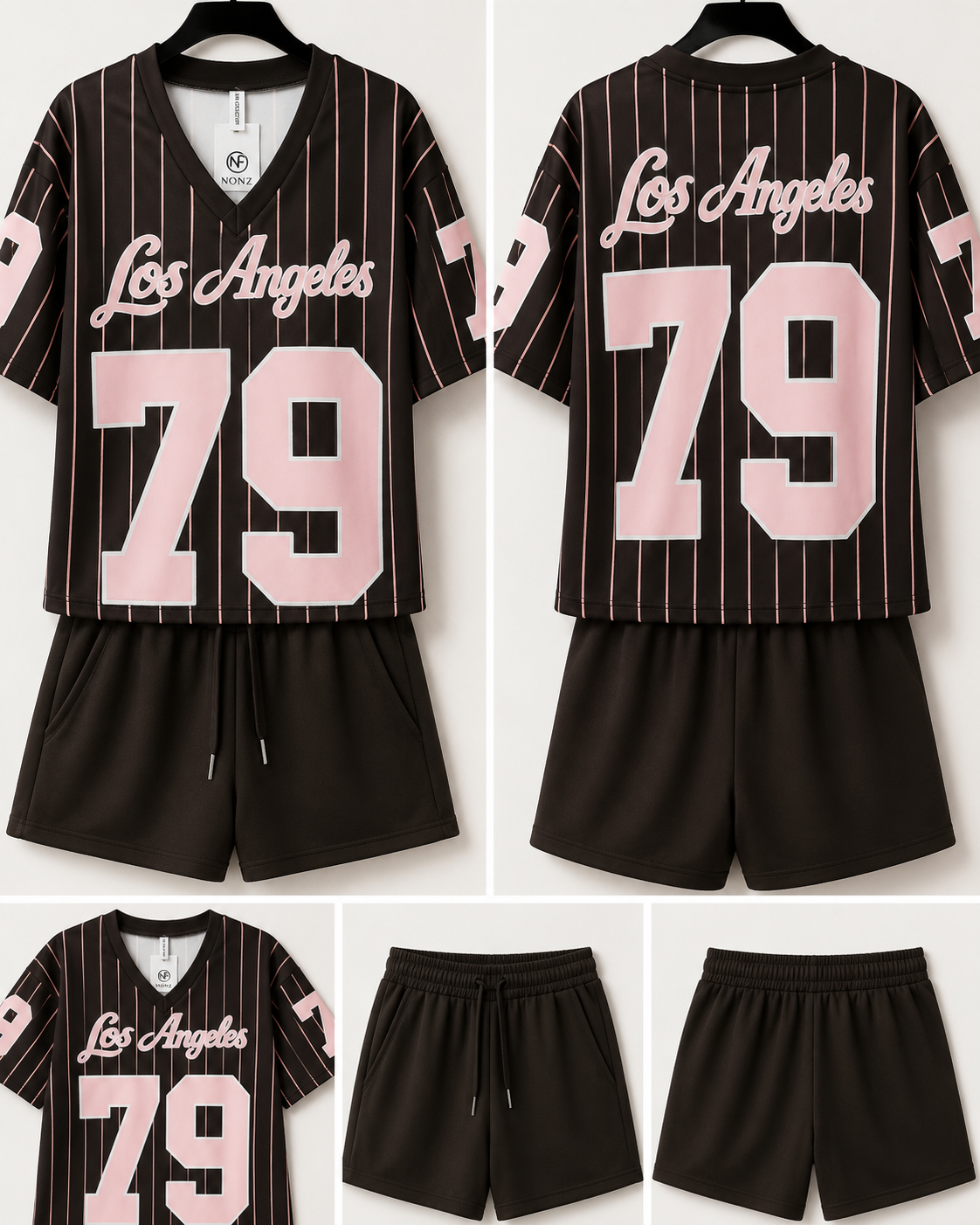 Los Angeles 79 – 2-Teiler mit Shorts