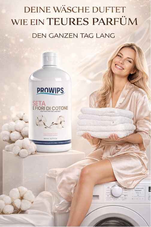 Wäscheparfum Seide & Baumwollblüten – 500 ml | Luxus Duft für die Waschmaschine