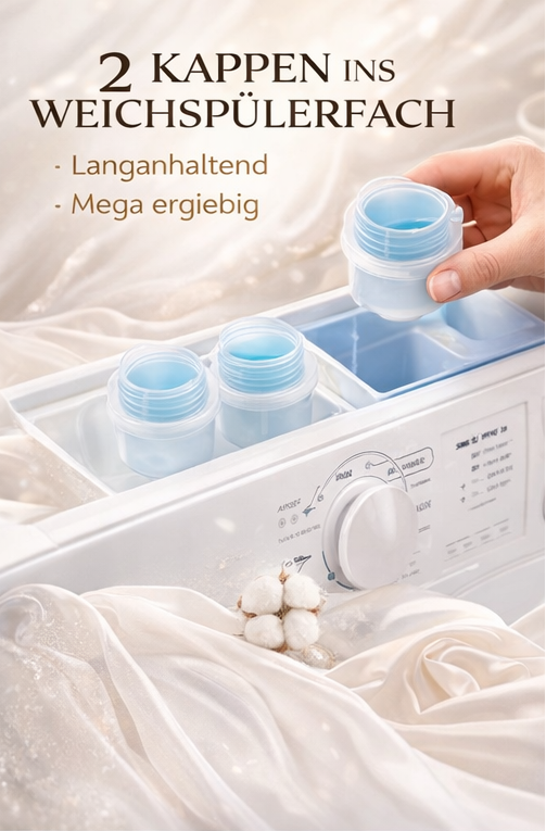 Wäscheparfum Seide & Baumwollblüten – 500 ml | Luxus Duft für die Waschmaschine