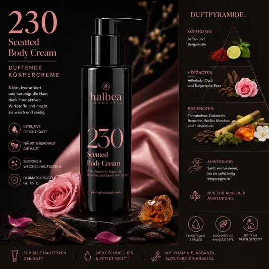 halbea 230  Gold Nomad - Duftende Körpercreme - 150ml