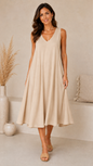 🌸 Viskose Kleid – A-Linie 🌸