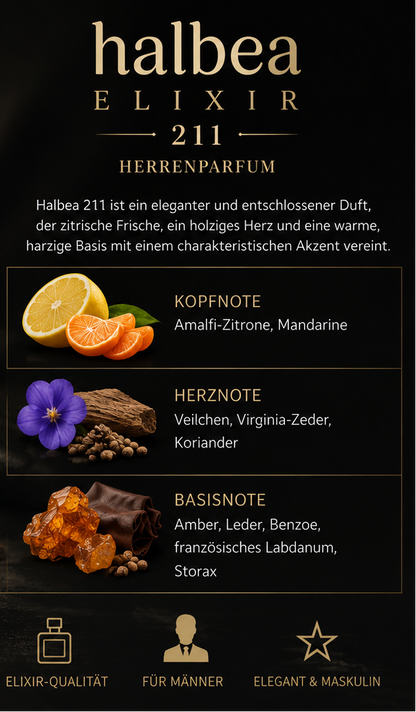 Halbea Elixir 211 – Herrenparfum 35 ml