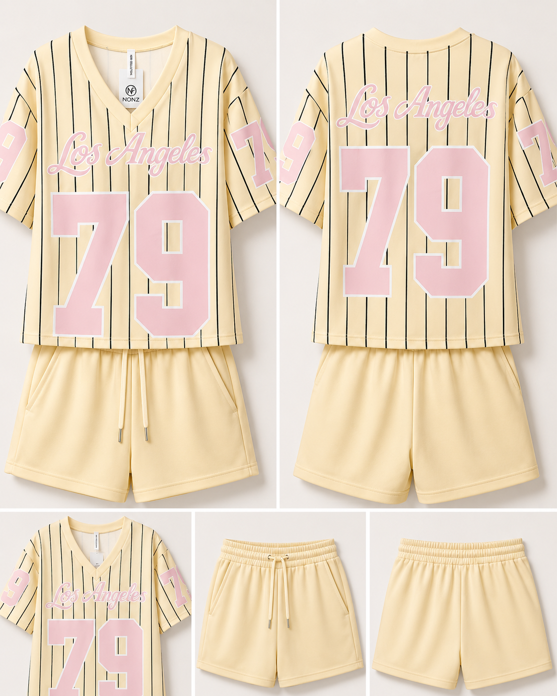 Los Angeles 79 – 2-Teiler mit Shorts