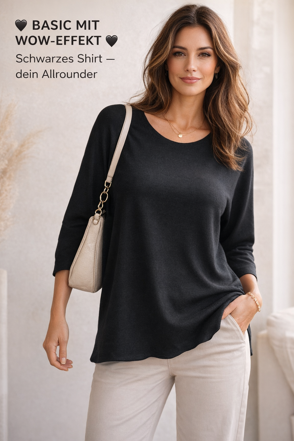 Basic Oberteil – Stretch Jersey (One Size) .