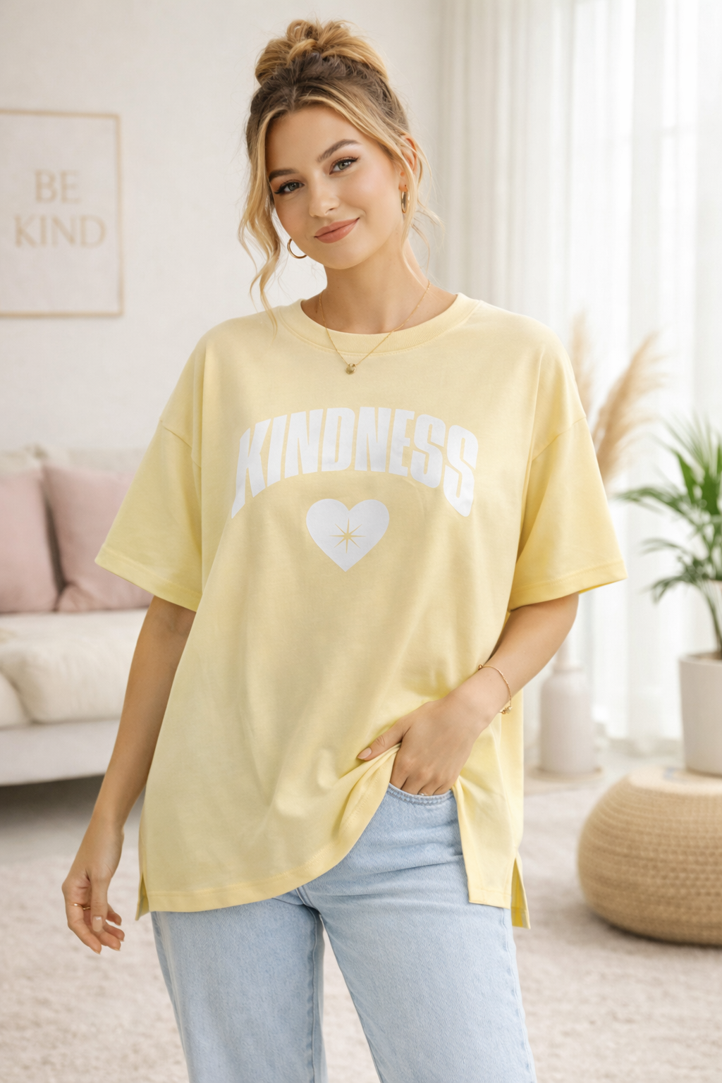 KINDNESS Oversize Shirt 🤍