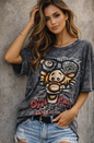 🖤 Statement Shirt mit Glitzer-Print – Urban Style  Dieses Shirt ist kein Basic – das ist ein Statement.