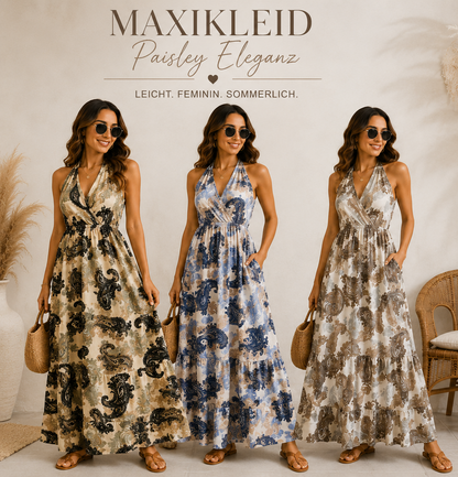 Maxikleid mit Paisley-Muster – Sommerlich & Elegant